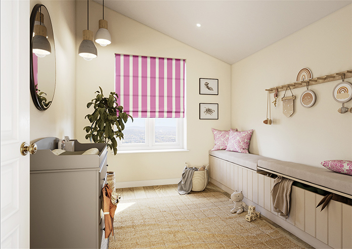 The British Stripe Co. Henry, Notting Hill No.1 - Twist&Fit Roman Blind - Image 7